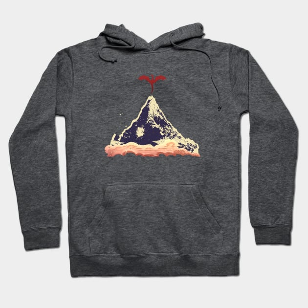The Lonely Mountain Hoodie by tfernandesart